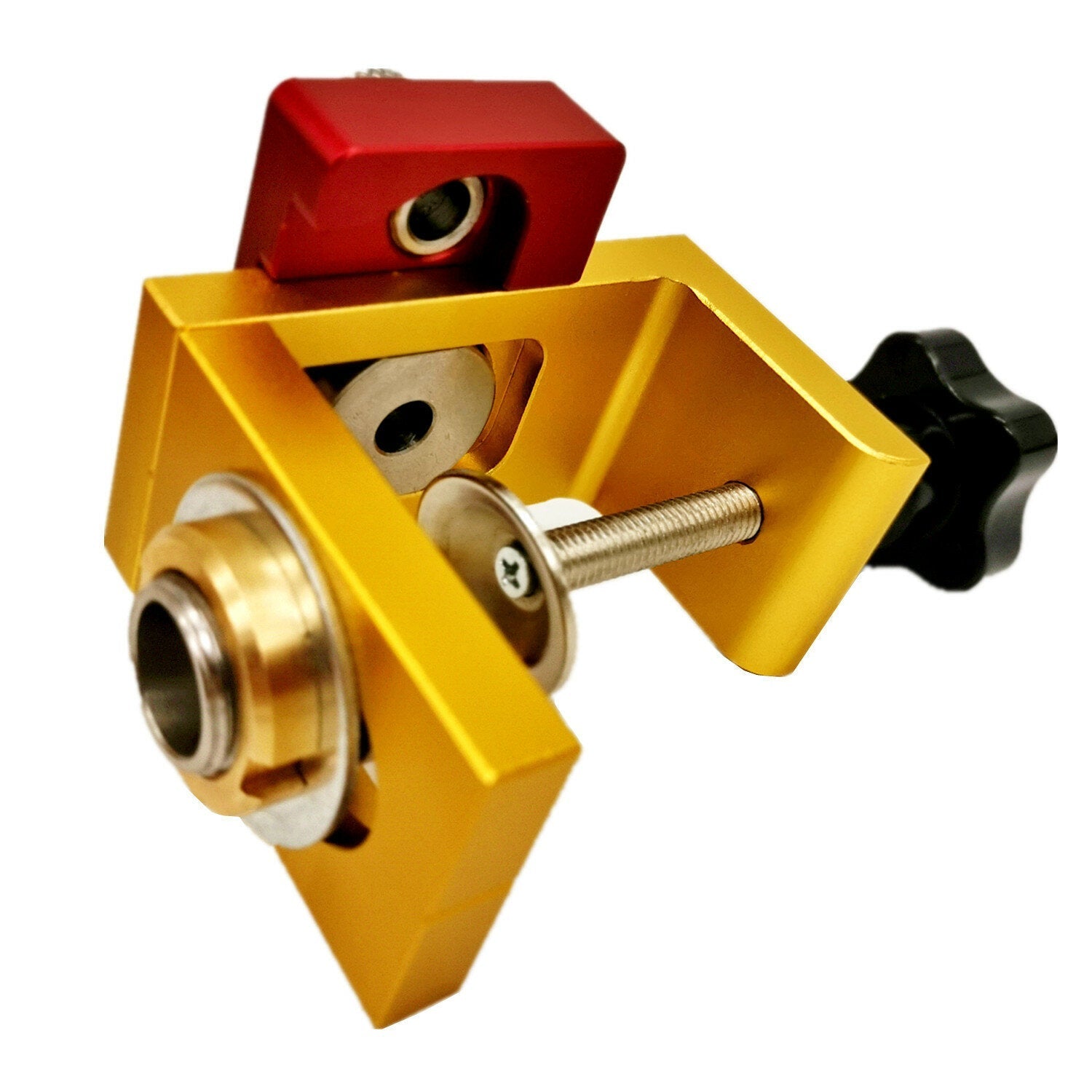 3 In 1 Dowelling Jig Woodworking Adjustable Aluminum Drilling Guide Locator