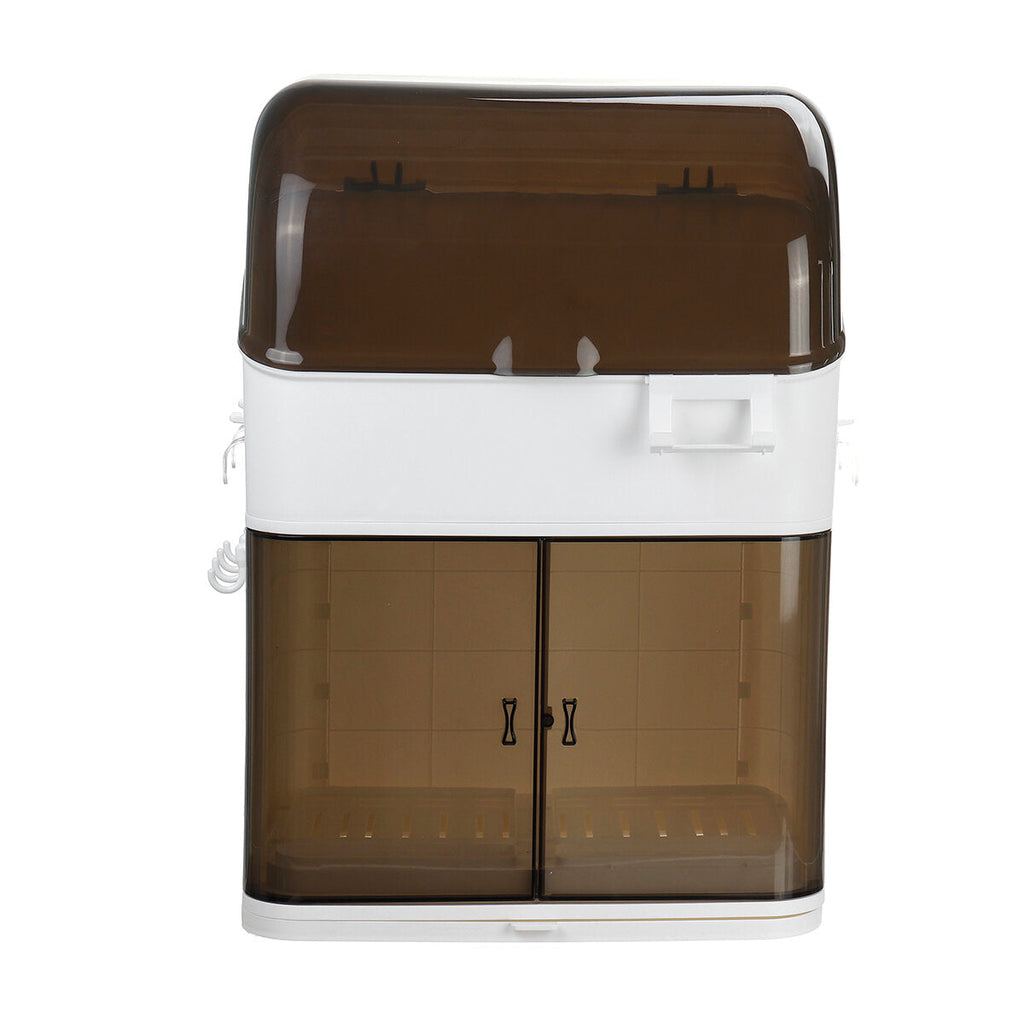 Functional Double Layer Bowl Rack Asphalt Bowl Rack Household Kitchen for Kitchen Storage Tool