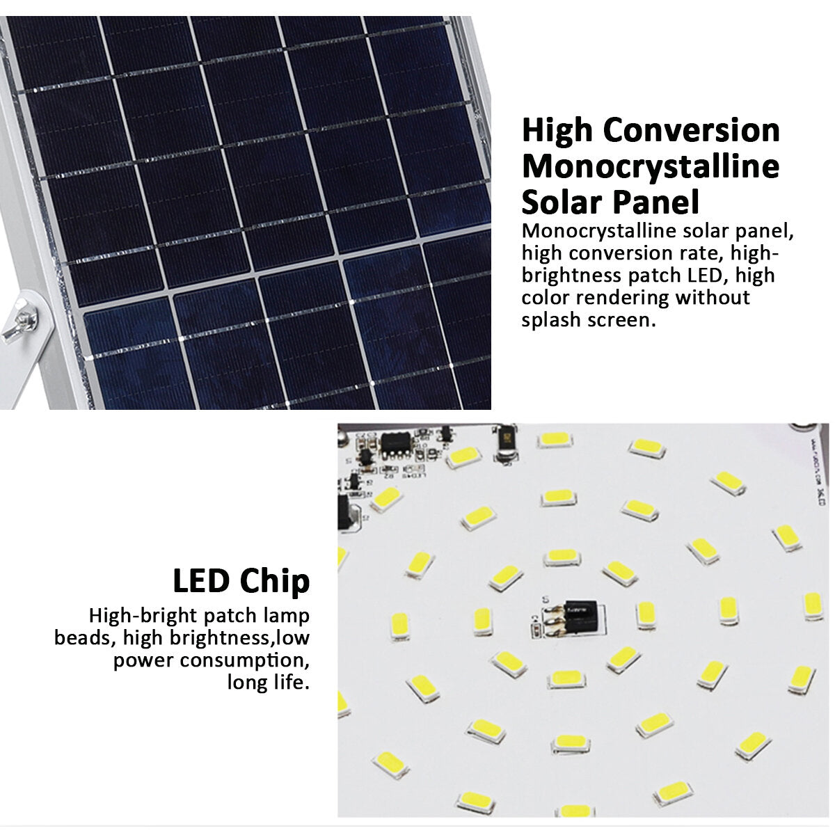 15W/25W Solar LED Ceiling Lamp Soft Light Effect Oval Bulb Waterproof Garage 2