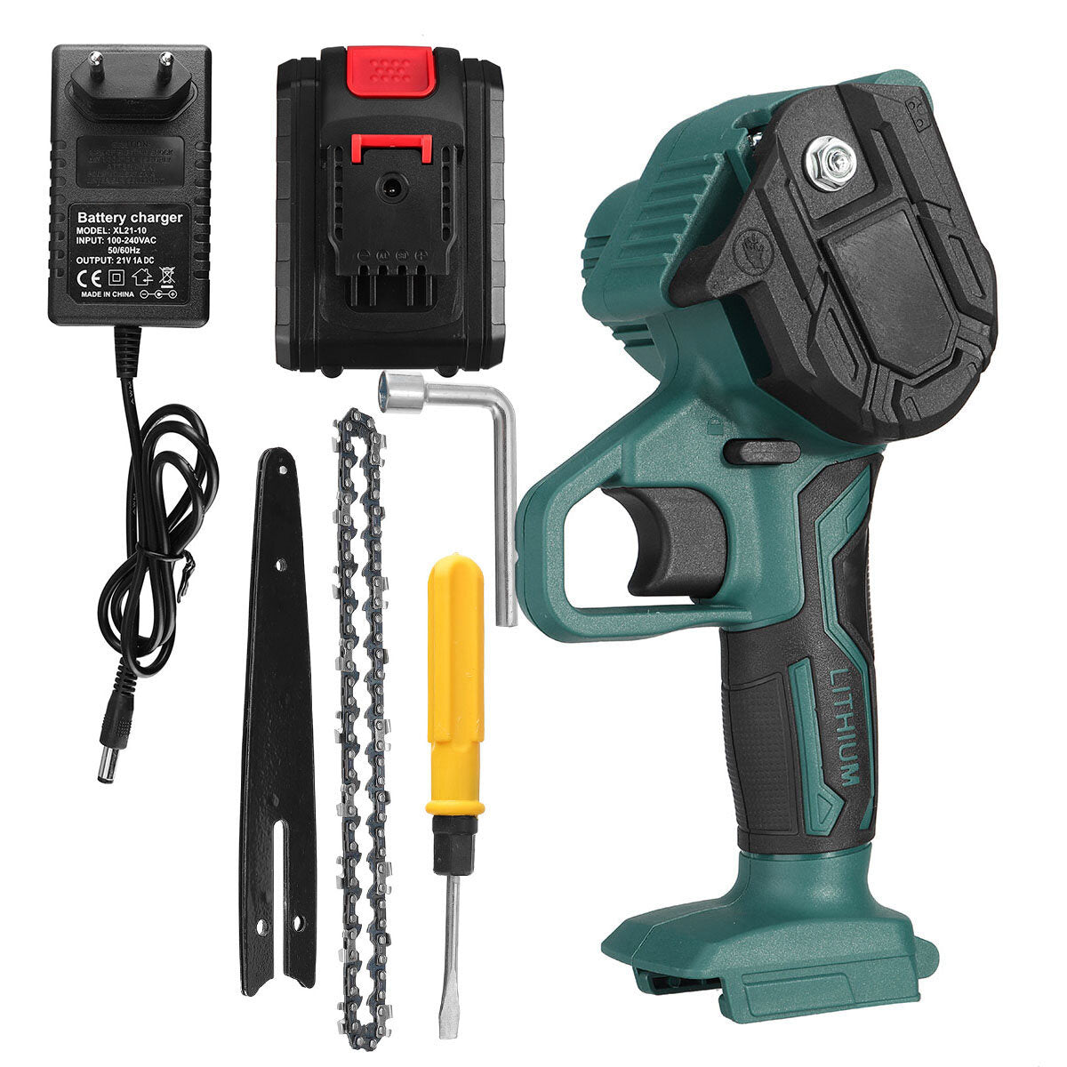 6 Inch 6000mAh Cordless Electric Pruning Saw Tool For Wood Cutting Spliting