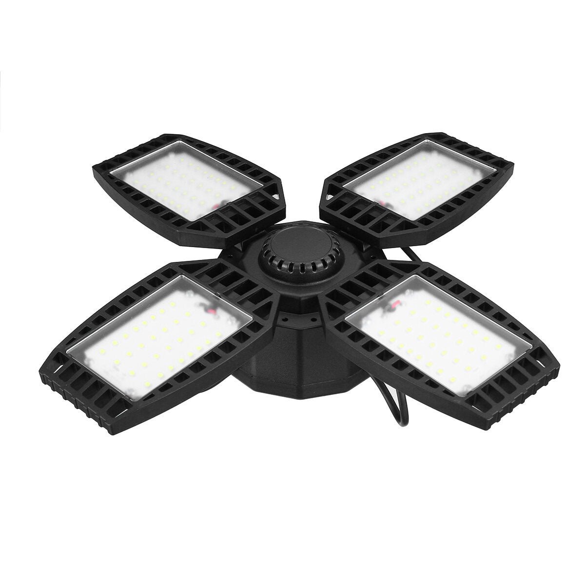 30W/45W/60W/80W E27 LED Garage Light Deformable Ceiling Fixture Workshop Warehouse Lamp 85-265V