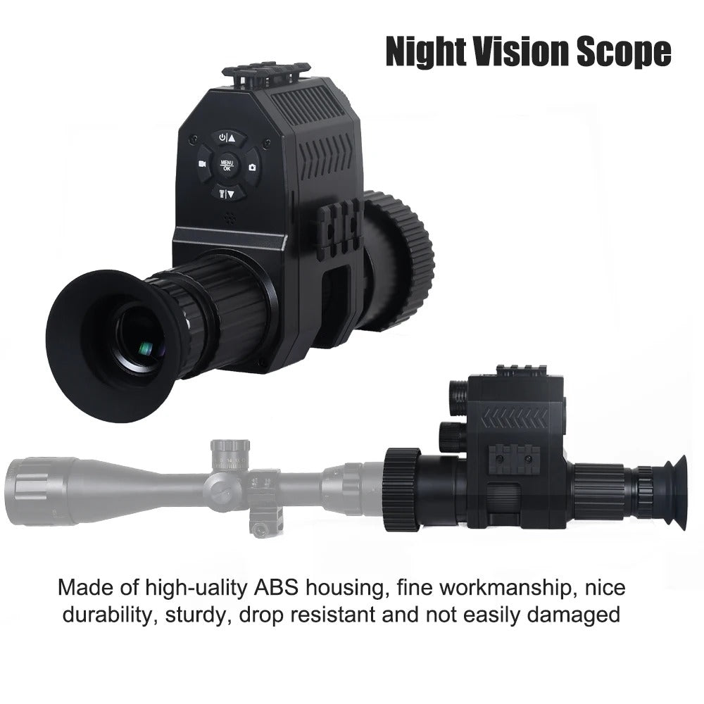 940 Plus Night Vision System with HD AMOLED Screen, DVR, and Scope Attachments for Hunting & Wildlife Observation