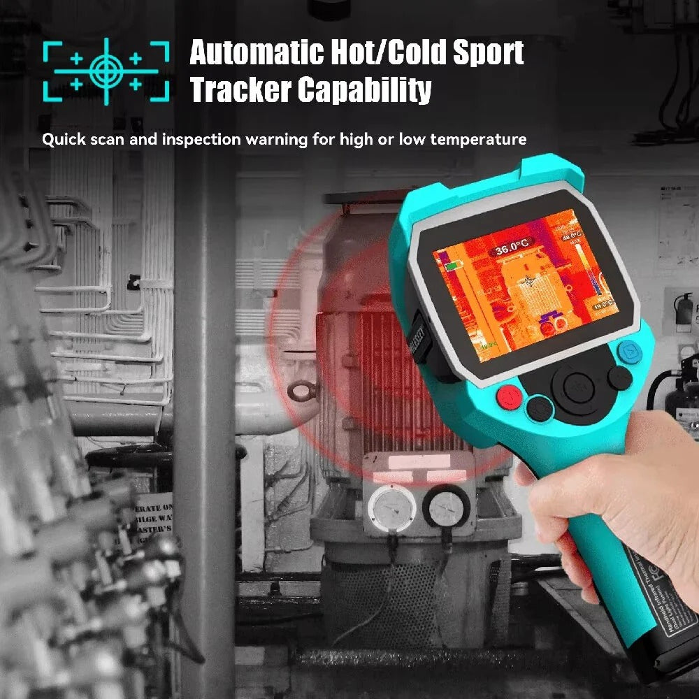 GreenZech Industrial 256-A | 256x192 HD Thermal Imaging Camera | Professional 3.5" Handheld Infrared Diagnostic Station