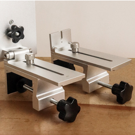 Adjustable Rail Lift Clamp - Durable, Height Adjustable, Sliding Tenon Design for Various Table Heights - 2 Pack