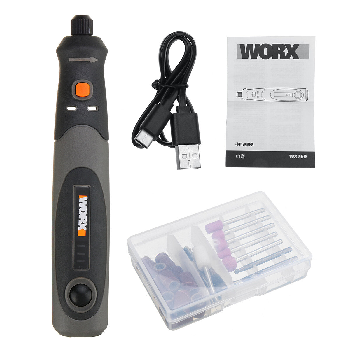 8V Rotary Tool USB Charger Electric Mini Drill Variable Speed Cordless Rotary Tool