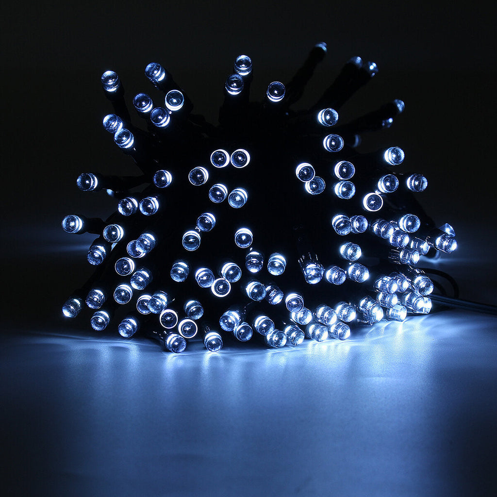 22M 200LED Solar Clip String Light Waterproof Copper Wire Fairy Outdoor Garden Clip Lawn Lamp for Home Yard