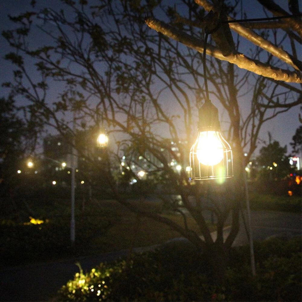 LED Solar Light With 3m Extension Cord  Wrought Iron Retro Light Suitable For Courtyard/Garden/Corridor