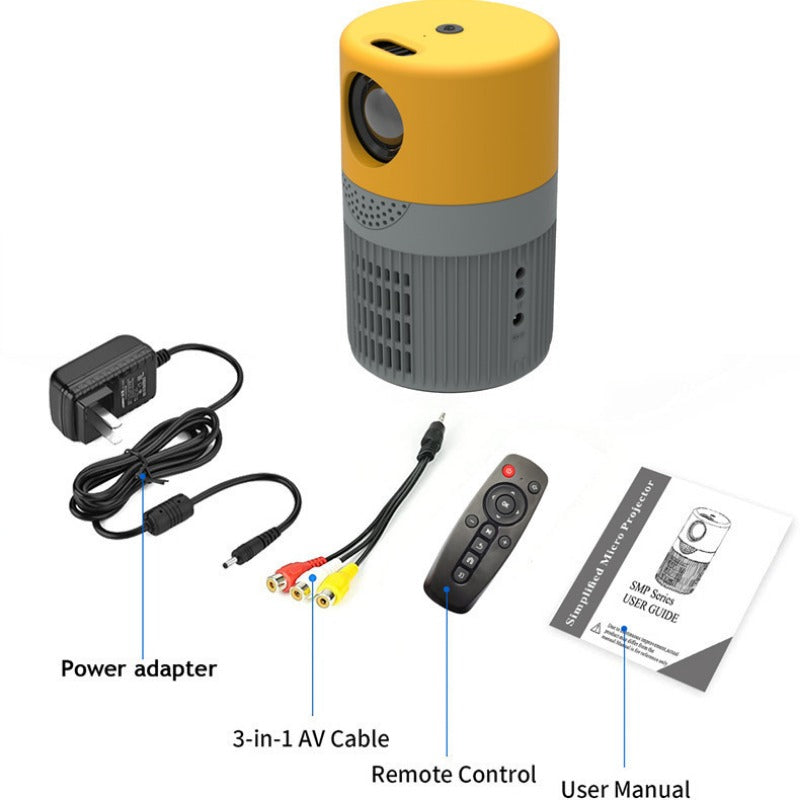 Portable Pocket Projector Home LED Mini Projector For Micro Video Game Proyector Toy Beamer Kids Christmas Gifts