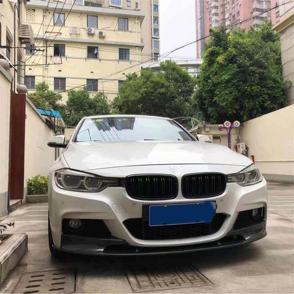 Car Front Bumper Spoiler Lip Car Body Kit Bottom Splitter Protection Plate For BMW F30 3 Series M Sport 2012-2018