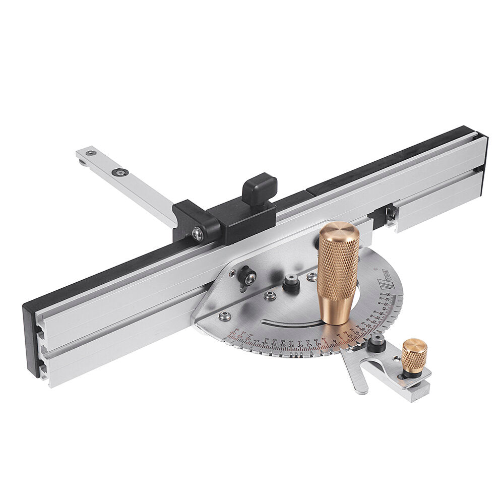 Brass Handle 450mm 27 Angle Miter Gauge With Box Jiont Jig Track Stop Table Saw Router Assembly Ruler
