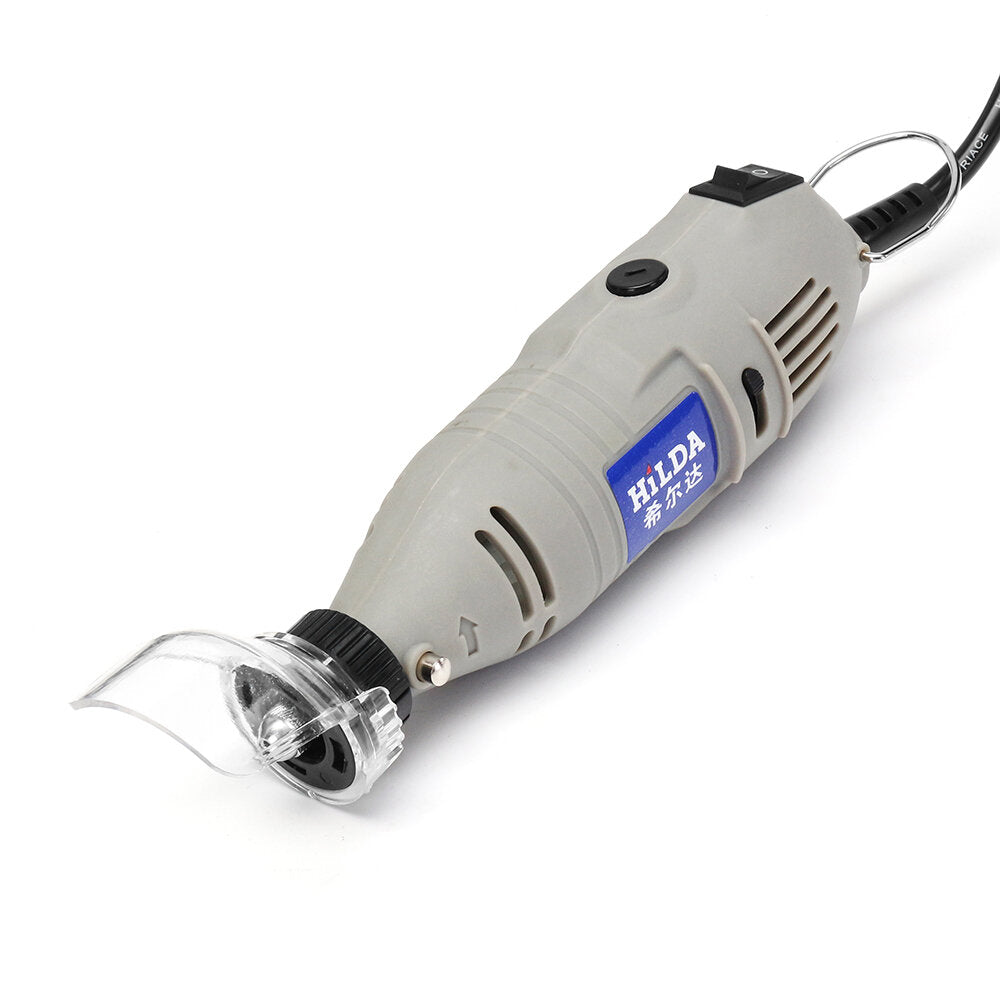 220V 150W Variable Speed Electric Grinder with 91pcs Accessories Mini Rotary Tool Drill
