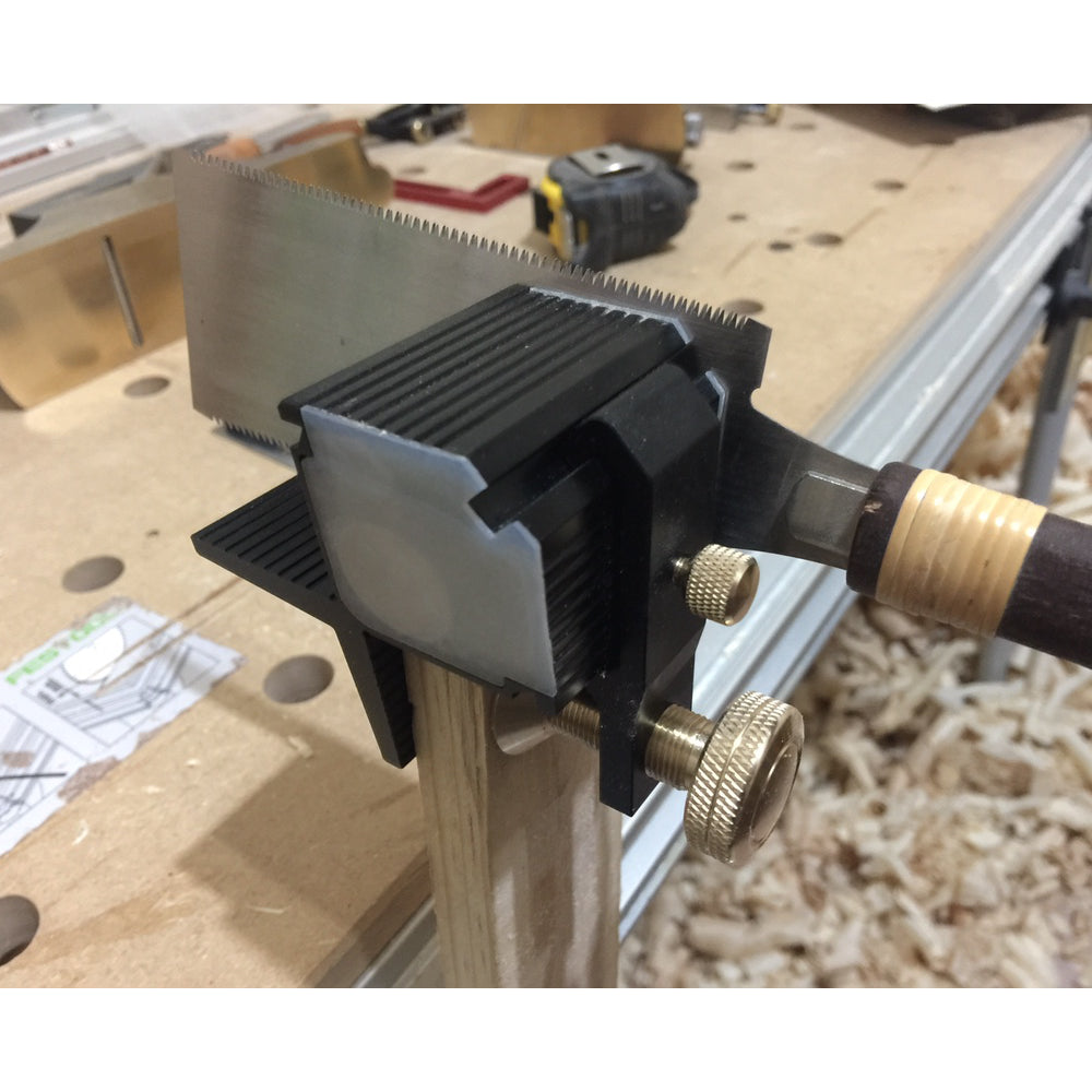 Aluminum Alloy Dovetail Saw Guide with Magnetic Hold for Accurate Woodworking Cuts - 5 Ratios, Durable Tool