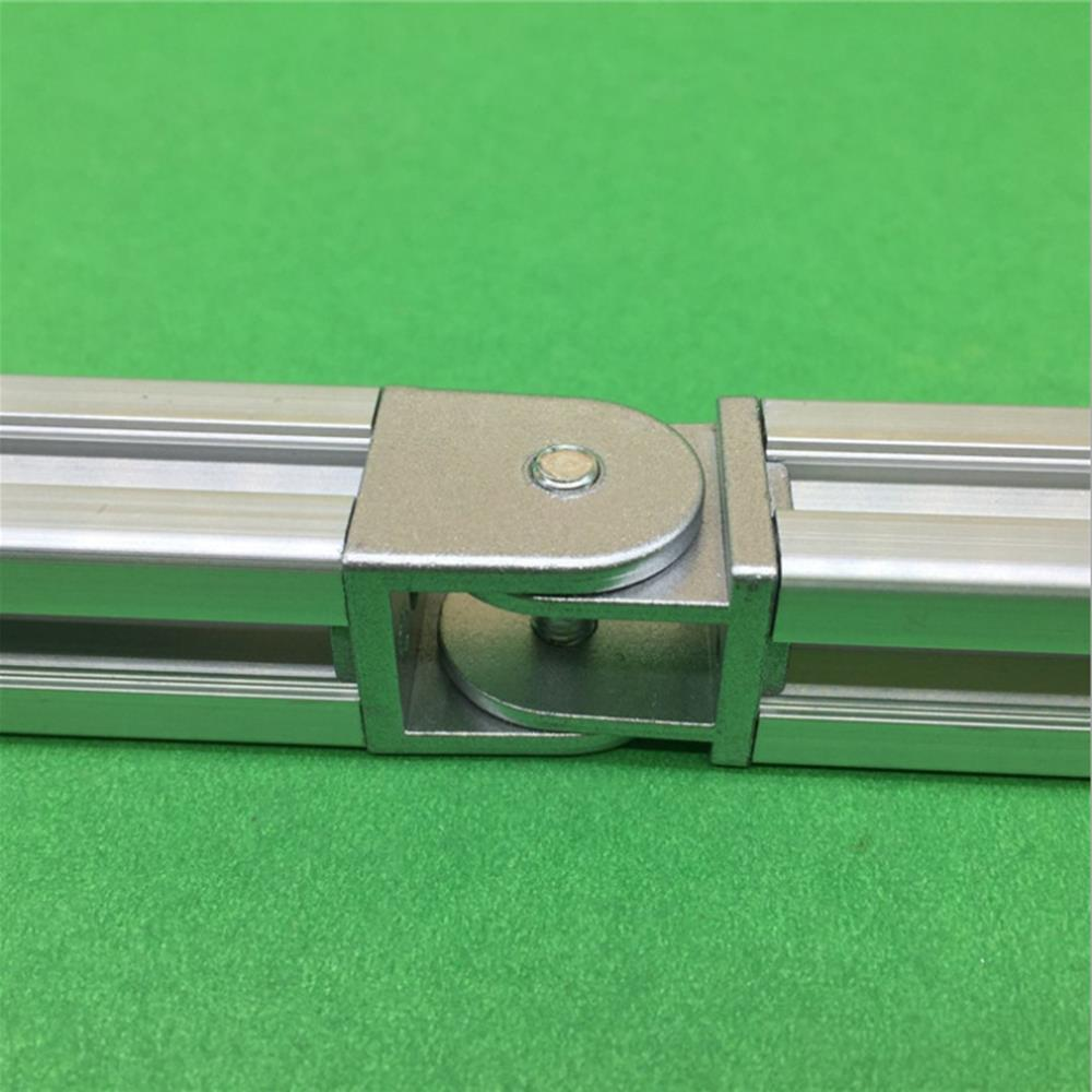 Movable Hinge Industrial Aluminum Extrusions Fittings Arbitrary Angle Connector for 2020 Aluminum Profiles pack4