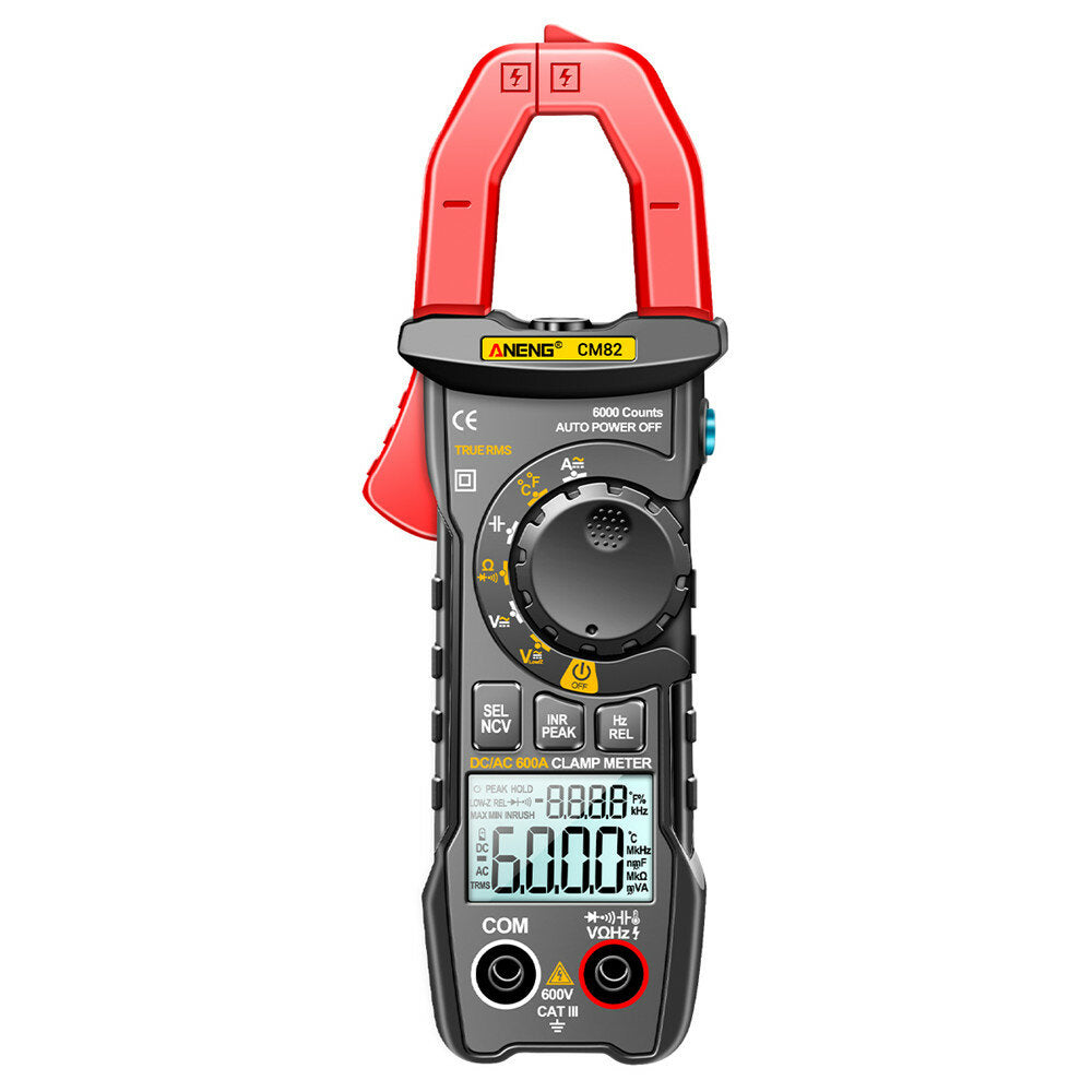 6000 Counts Digital Multimeter AC/DC Ammeter Voltmeter Ohm Meter Tester Capacitor Buzzer Multimetro Test