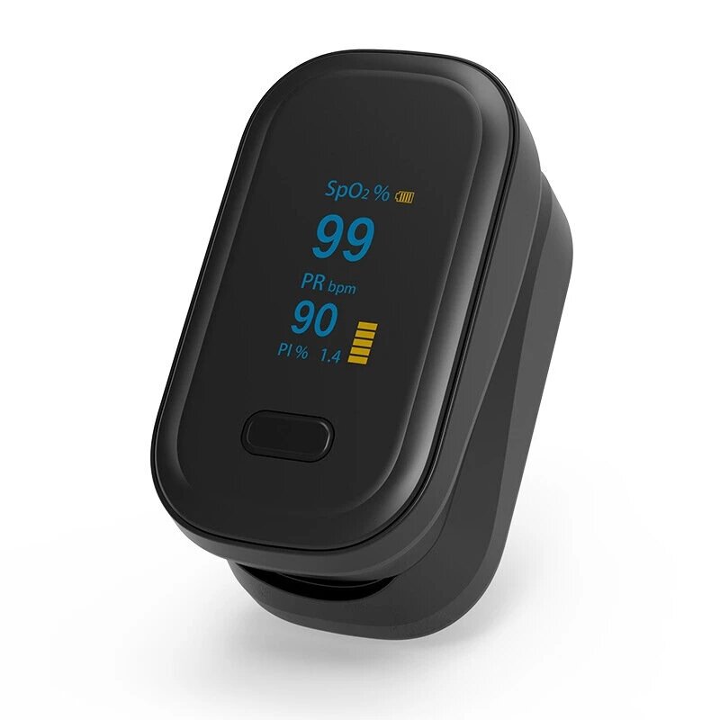 Finger-Clamp Pulse Oximeter Finger Blood Oxygen Saturometro Heart De Oximeter Portable Pulse Oximetro Monitor