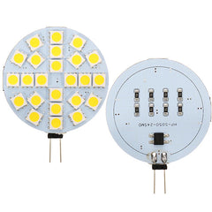 3W Dimmable SMD5050 24LEDs Warm White Pure White Ligth Bulb DC12V