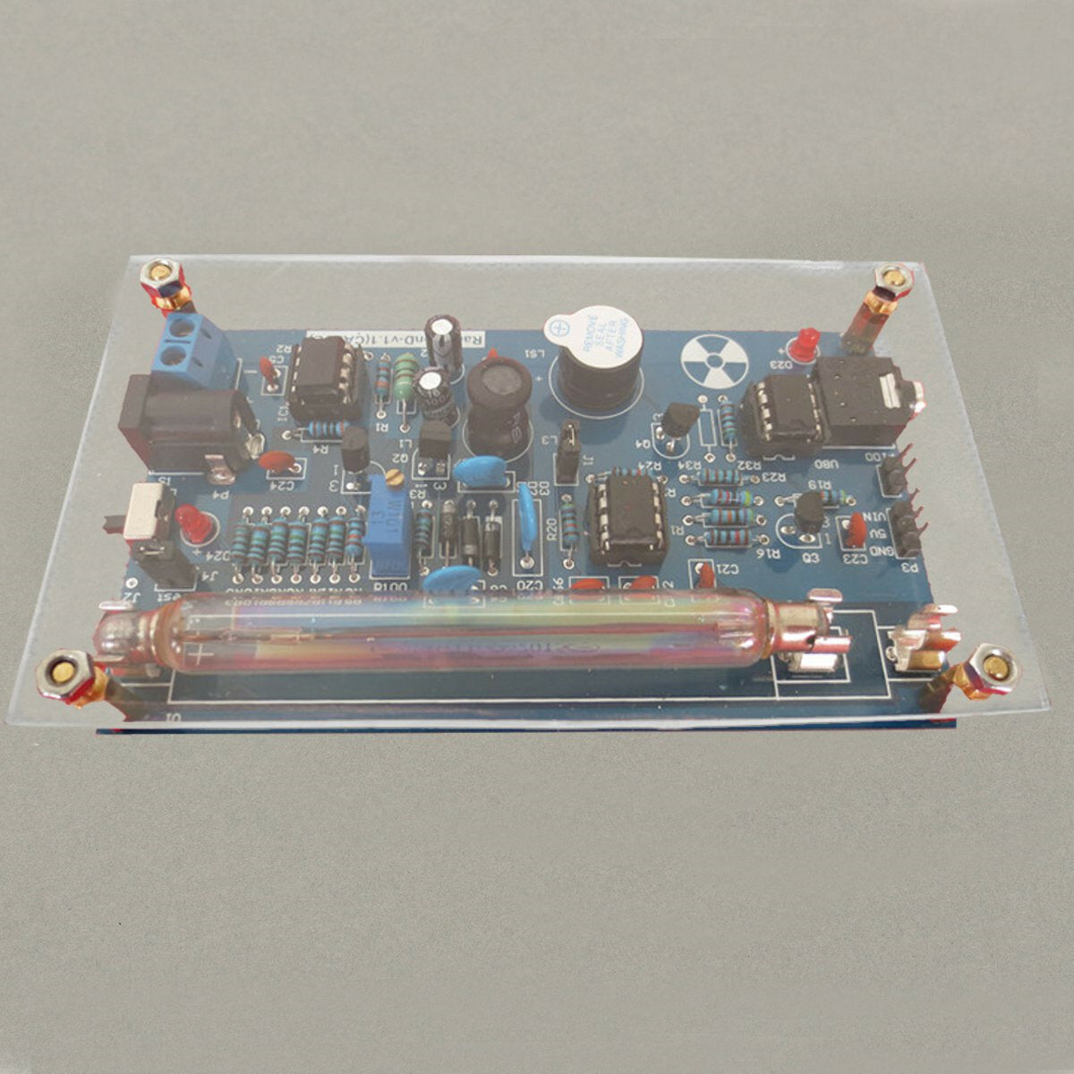 Assembled DIY Geiger Counter Kit Module Miller Tube GM Tube Nuclear Radiation Detector for Arduino