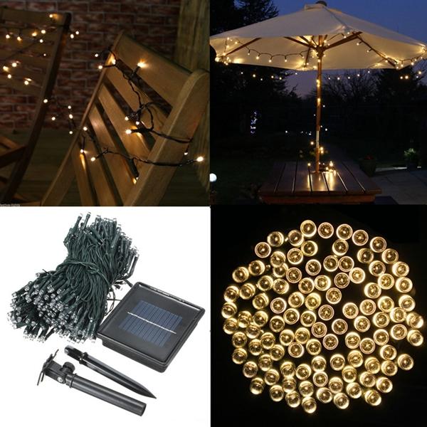 400 LED Solar Powered Fairy String Light Garden Party Decor Xmas