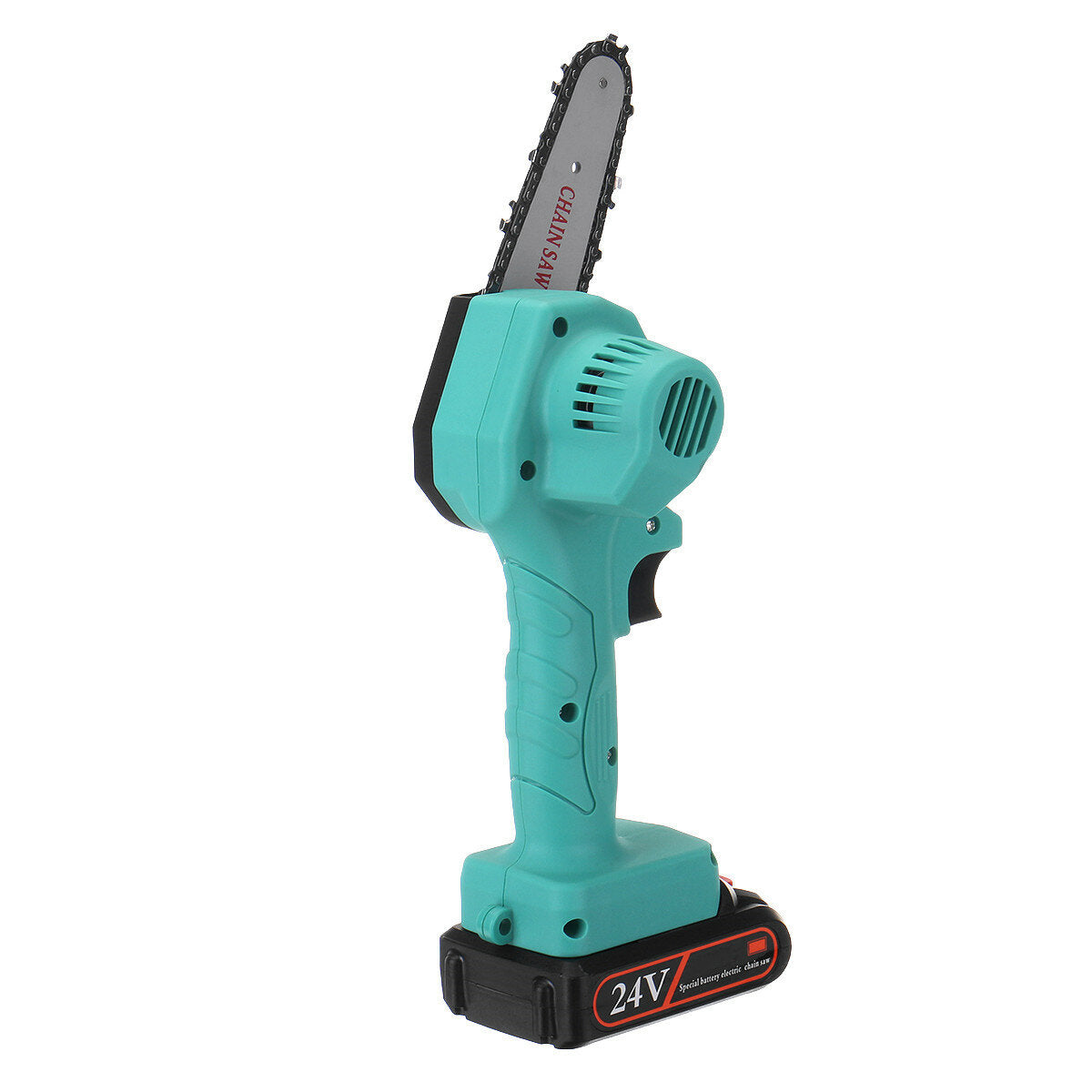 21V Rechargeable Portable Electric Saws Household Woodworking Chainsaw