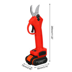 21V Cordless Electric Pruning Shears Garden Pruner Branch Cutting Tool