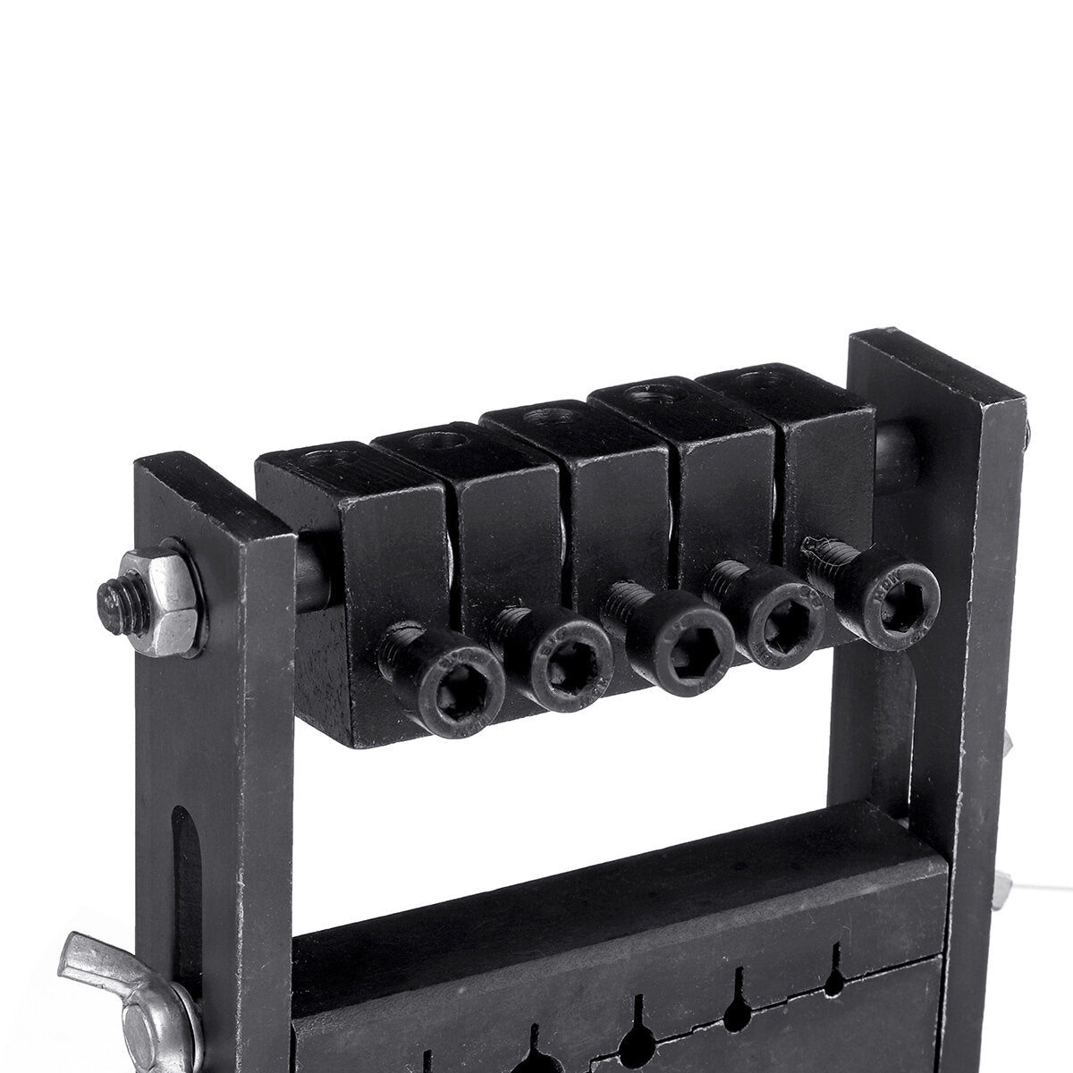 5 Size Holes Black Manual Cable Wire Stripper Machine for 1-30mm Diameter Wires