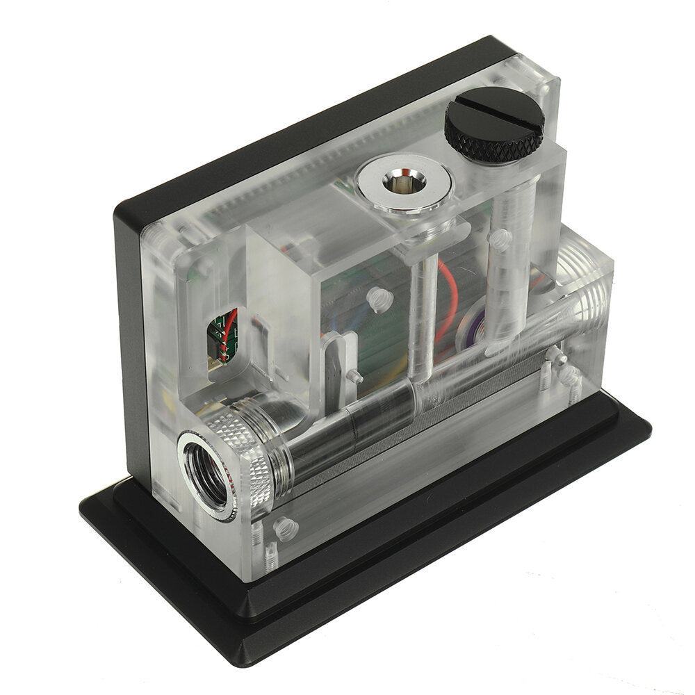 Desktop Version Intelligent Water Cooling System Monitor Temperature Flow Rate Air Pressure Water Pump PWM Black/Silver
