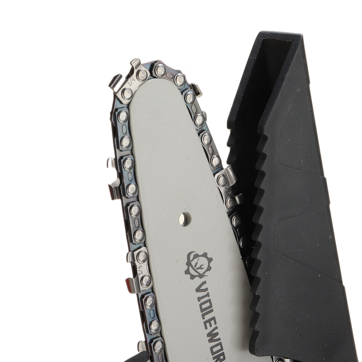 4 Inch 88VF Cordless Electric Chain Saw 1500W One-Hand Saw LED Woodworking Wood Cutter