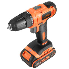 20V 10mm Electric Drill 2 Gear Speed Adjustment Switch Stepless 30N.m Torque