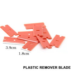 Double Edged Plastic Razor Blade Window Glass Clean Scraper Carbon Fiber Wrapping Vinyl Car Wrap Sticker Squeegee