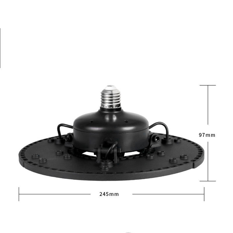 E27 Light Sensor LED Bulb  Deformable Folding Garage Lamp Warm White Indoor Outdoor Lighting AC220V