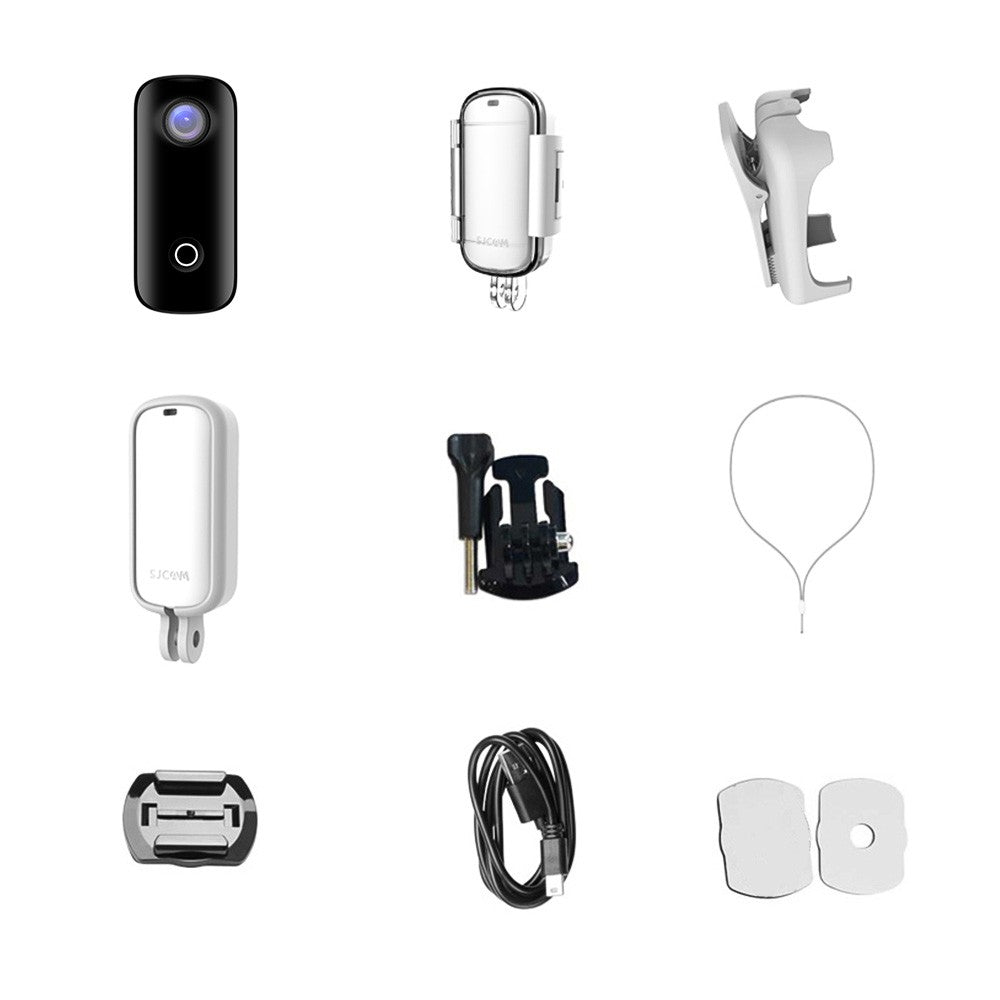 Magnetic 2K 30FPS Mini Digital Action Cam - 30M Waterproof, WiFi, APP Share, Built-in Battery