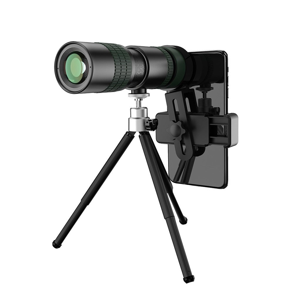 Monocular Telescope 8X-24X Zoom BAK4 Prism FMC Lens with Smartphone Holder Tripod Storage Bag