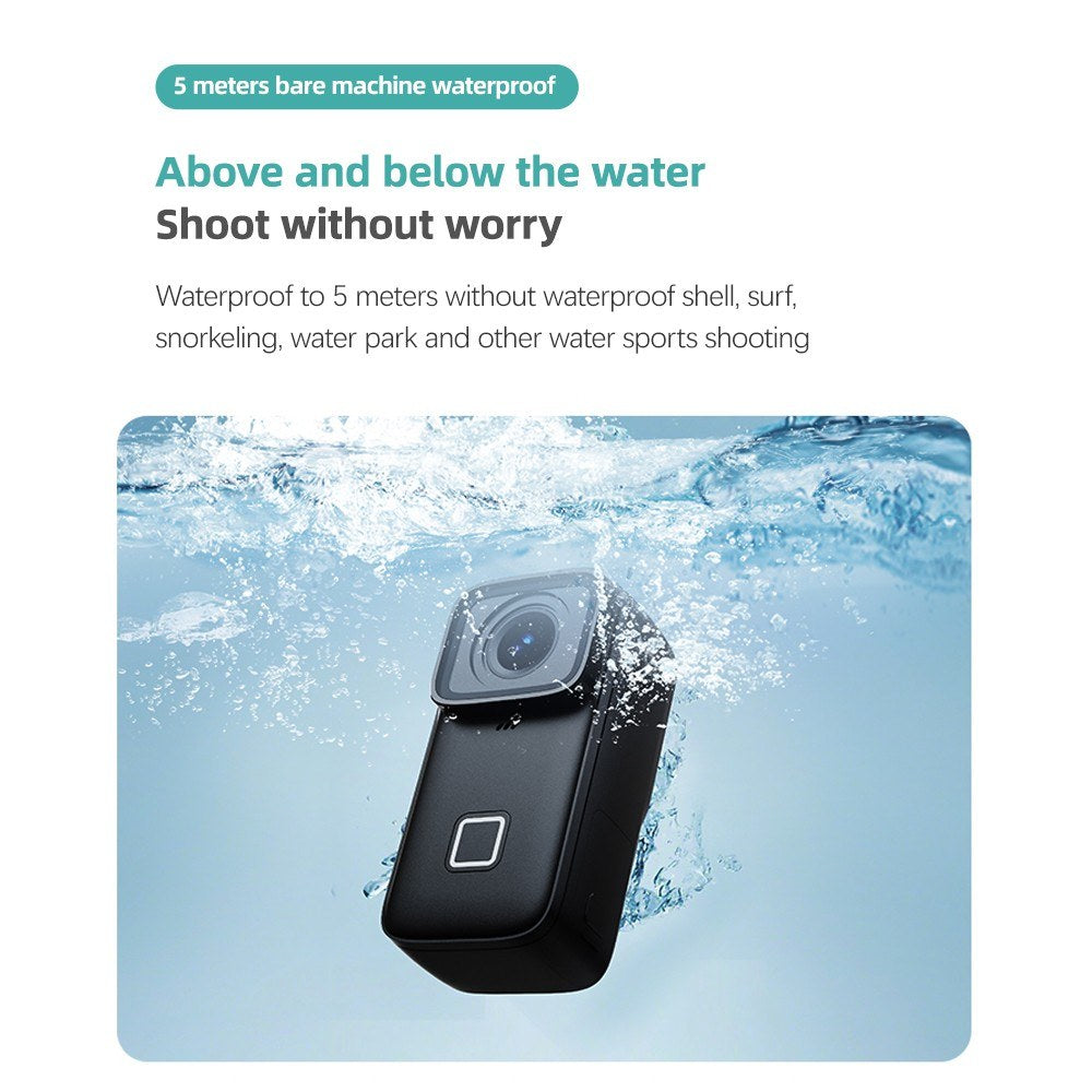 Dynamic 4K 30FPS UHD Action Camera - 1.3" Touch, 20MP, 40M Waterproof, Anti-Shake, Face Track