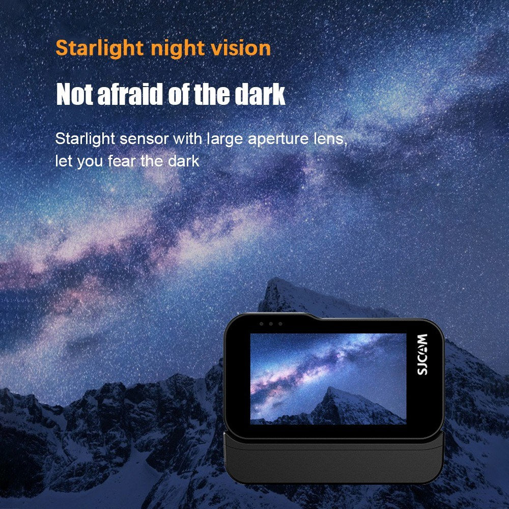 Adventure-Ready 4K UHD 20MP Action Cam - 40M Waterproof, Anti-Shake, Dual/Touch Screen, Live Stream