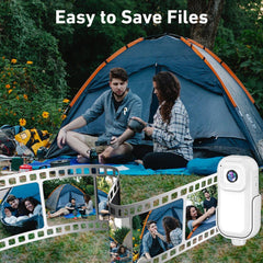 Compact 1080P 30FPS Mini WiFi Video Cam - 0.96" LCD, Motion Detect, Magnetic Mount, Rechargeable