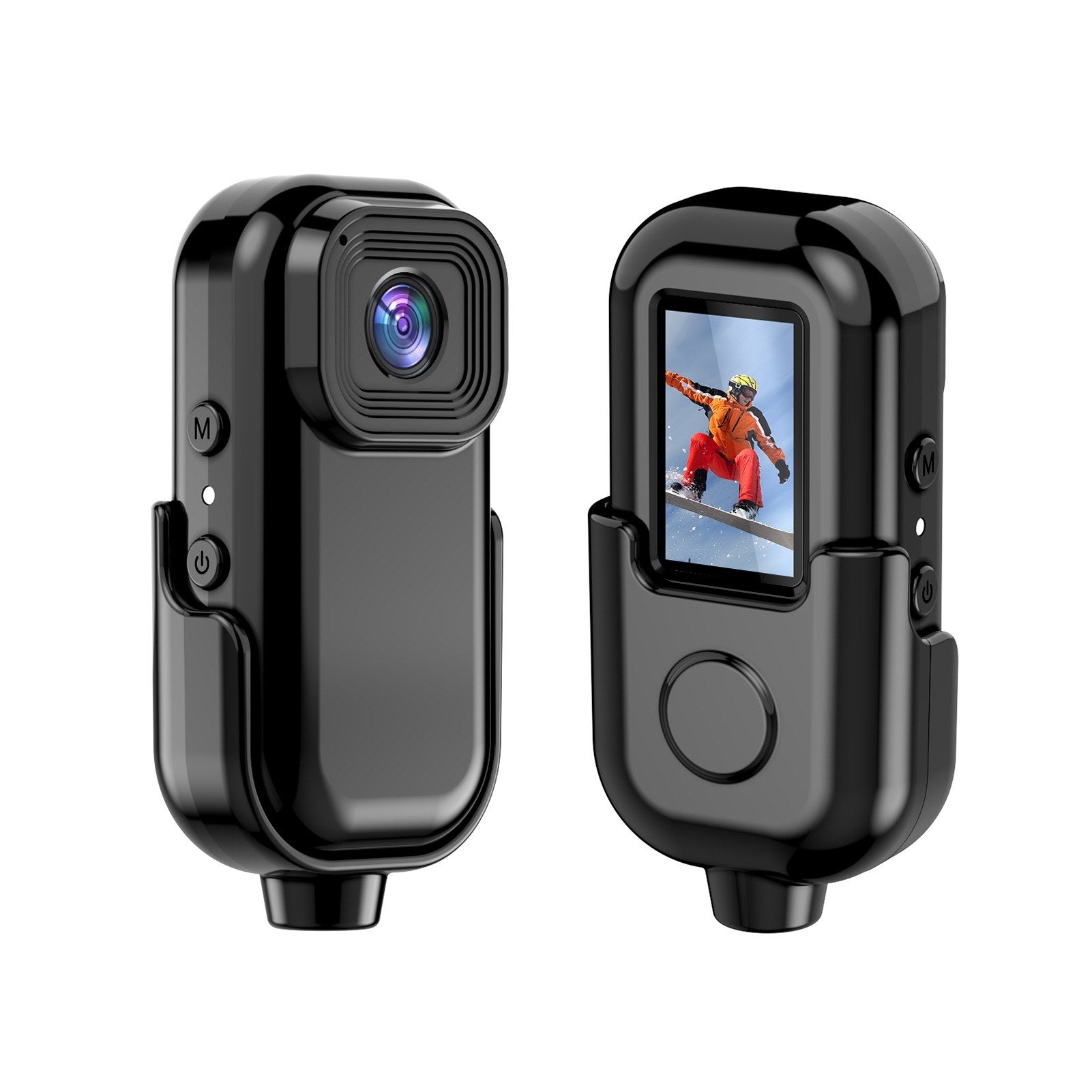 Compact 1080P 30FPS Mini WiFi Video Cam - 0.96" LCD, Motion Detect, Magnetic Mount, Rechargeable