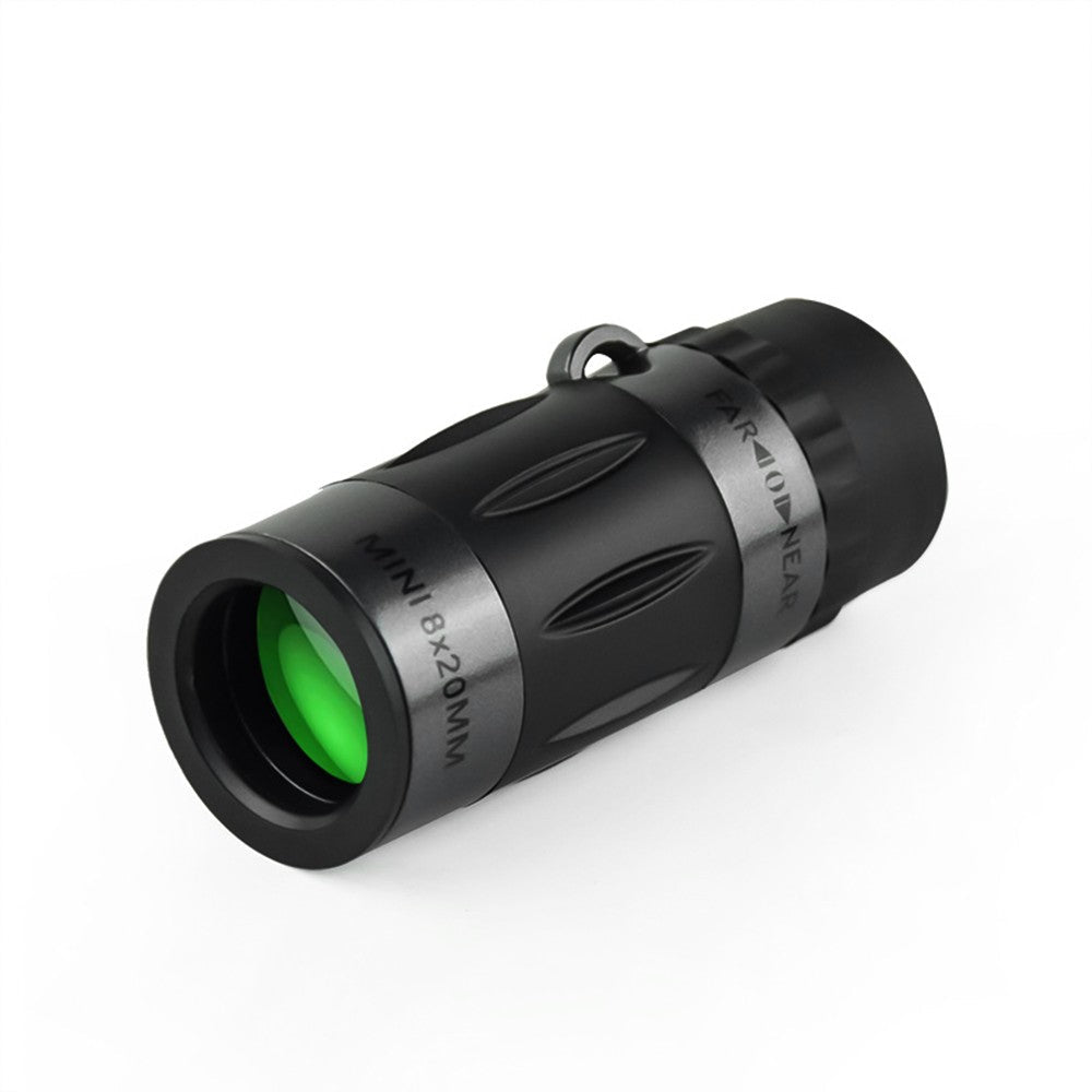 8x20 Mini Monocular Pocket Prime Monocular Handheld Telescope with Carrying Bag