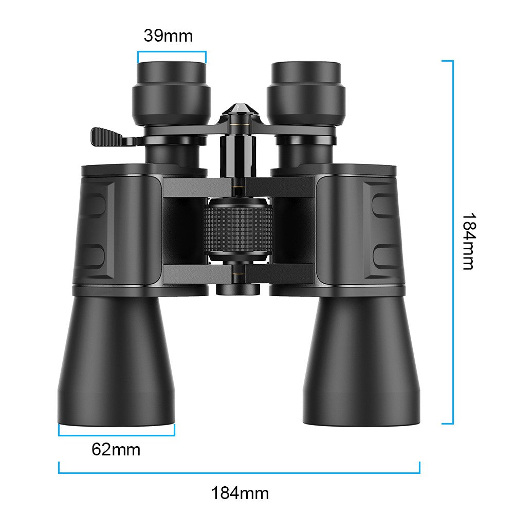 Portable Binoculars for Adults and Kids High Powered 10X-30X Magnification FMC Lens - BAK7 Prism Telescope Binoculars for Bird Watching Hiking Traveling Sports Concert with Carrying Bag
