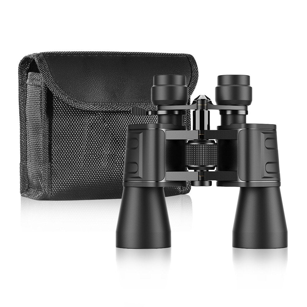 Portable Binoculars for Adults and Kids High Powered 10X-30X Magnification FMC Lens - BAK7 Prism Telescope Binoculars for Bird Watching Hiking Traveling Sports Concert with Carrying Bag