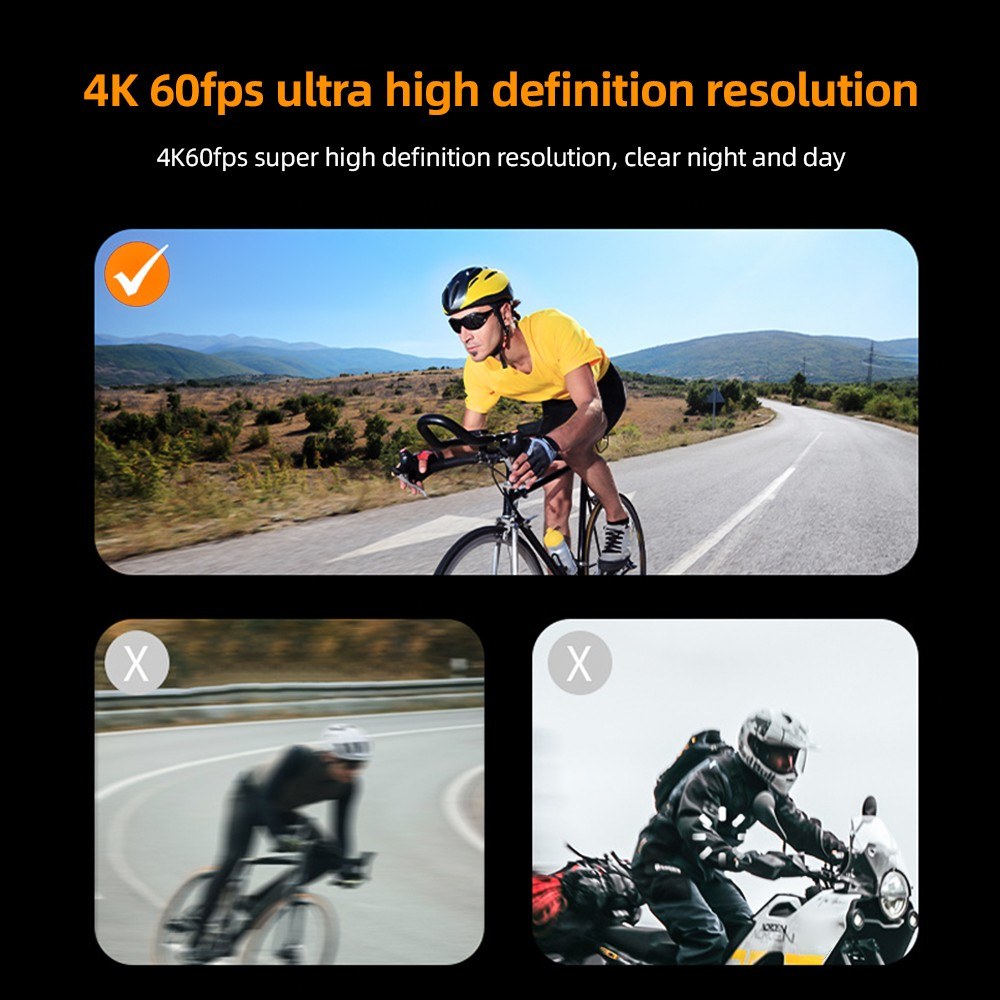 Robust 4K 60FPS 24MP WiFi Sports Cam - 170° Wide, Dual Screen, Anti-Shake, 30M Waterproof Dive Kit