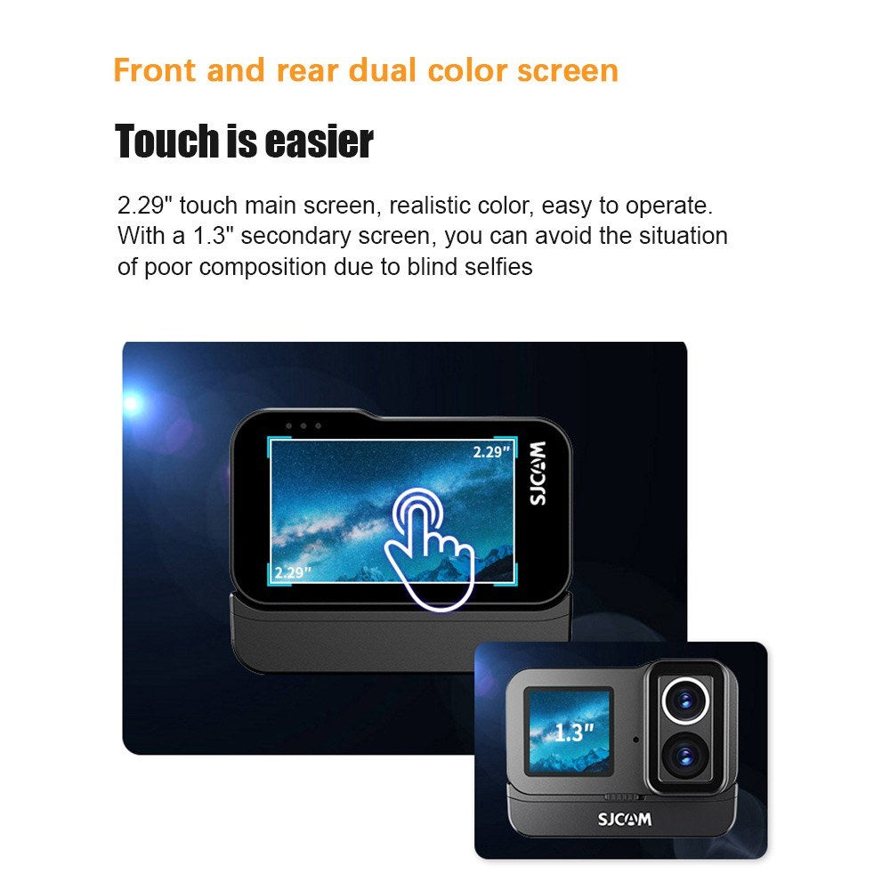 Complete 4K UHD 20MP Action Camera Kit - 2.0" Touch, Anti-Shake, Dual Screen, 40M Waterproof, 135° Wide