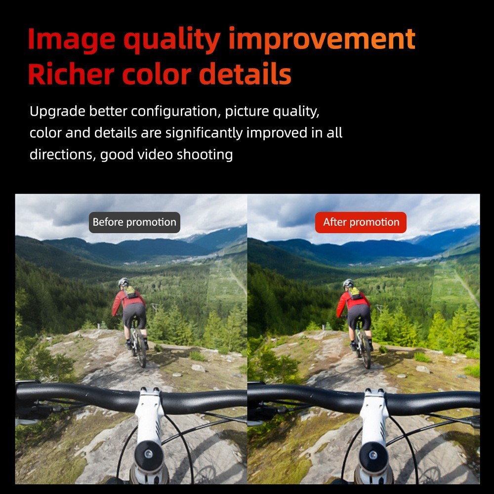 Outdoor 4K 30FPS WiFi Sports Camera - 125° Wide, Anti-Shake, 98FT Waterproof for Travel & Action