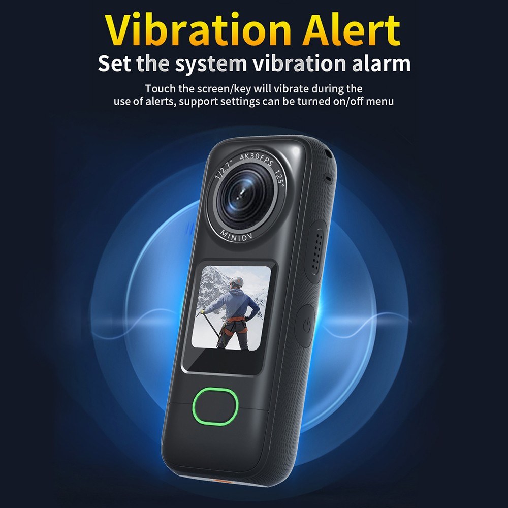 Extreme 4K WiFi Sports Cam - 1.4" Touch, 150° Wide, Anti-Shake, IPX6 Waterproof for Outdoor Action