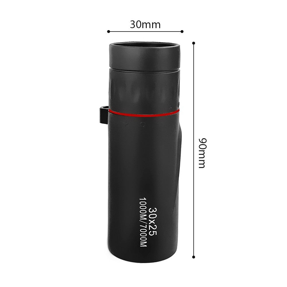 30x25 Mini Monocular Pocket Prime Monocular Handheld Telescope with Carrying Bag for Hiking Camping Wildlife Observation Moon Sports Game Concert Watching