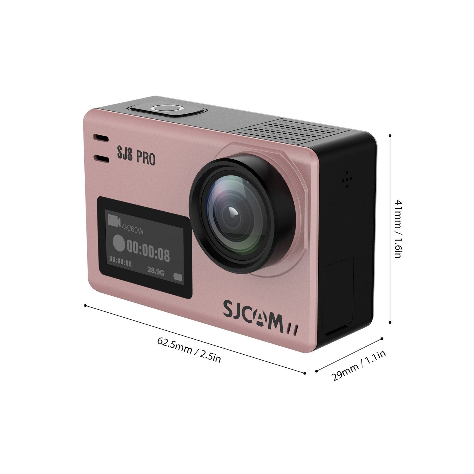 Fast 4K 60FPS 5G WiFi Action Cam - EIS Anti-Shake, 2.33" Touch, 170° Wide, 8X Zoom, Waterproof