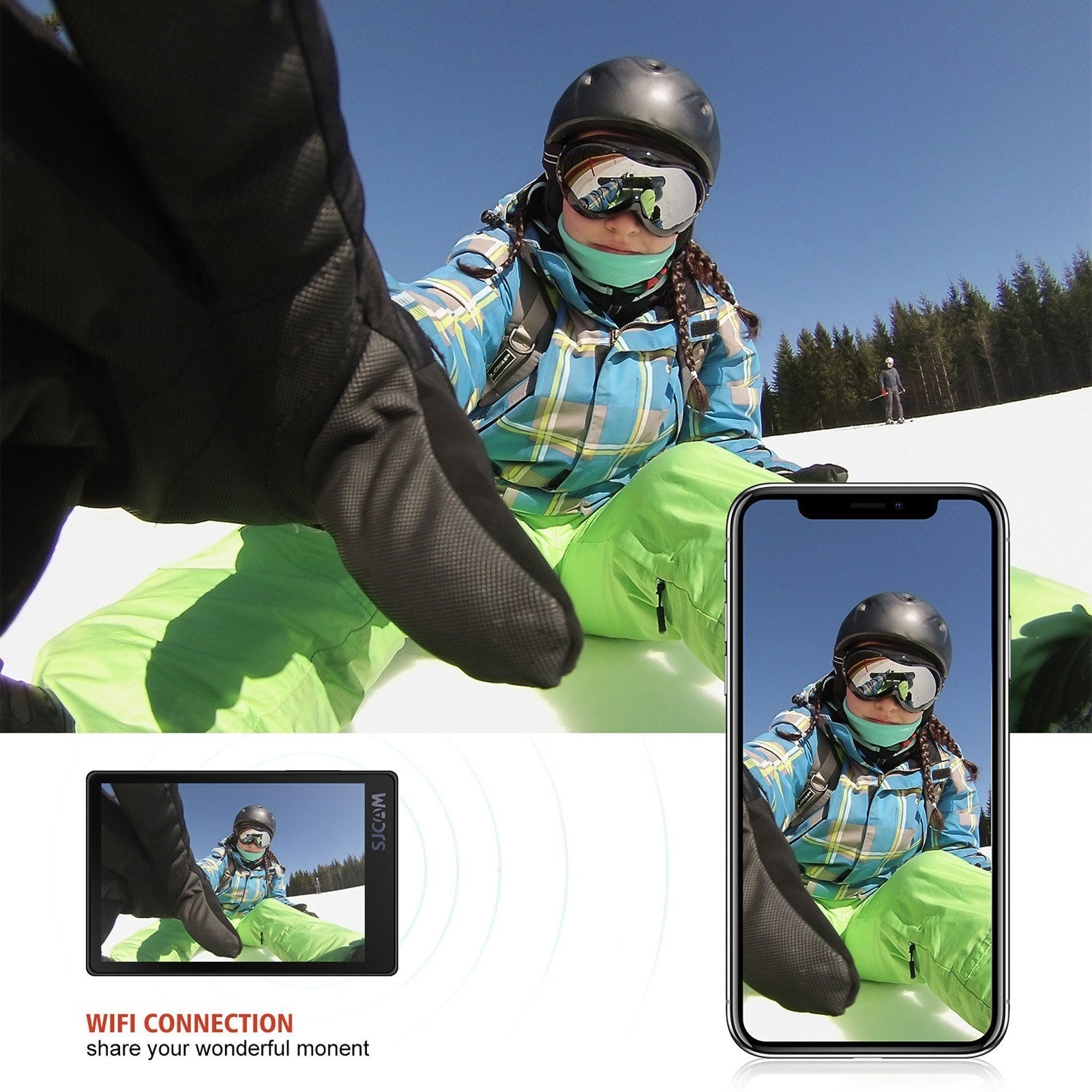 Fast 4K 60FPS 5G WiFi Action Cam - EIS Anti-Shake, 2.33" Touch, 170° Wide, 8X Zoom, Waterproof