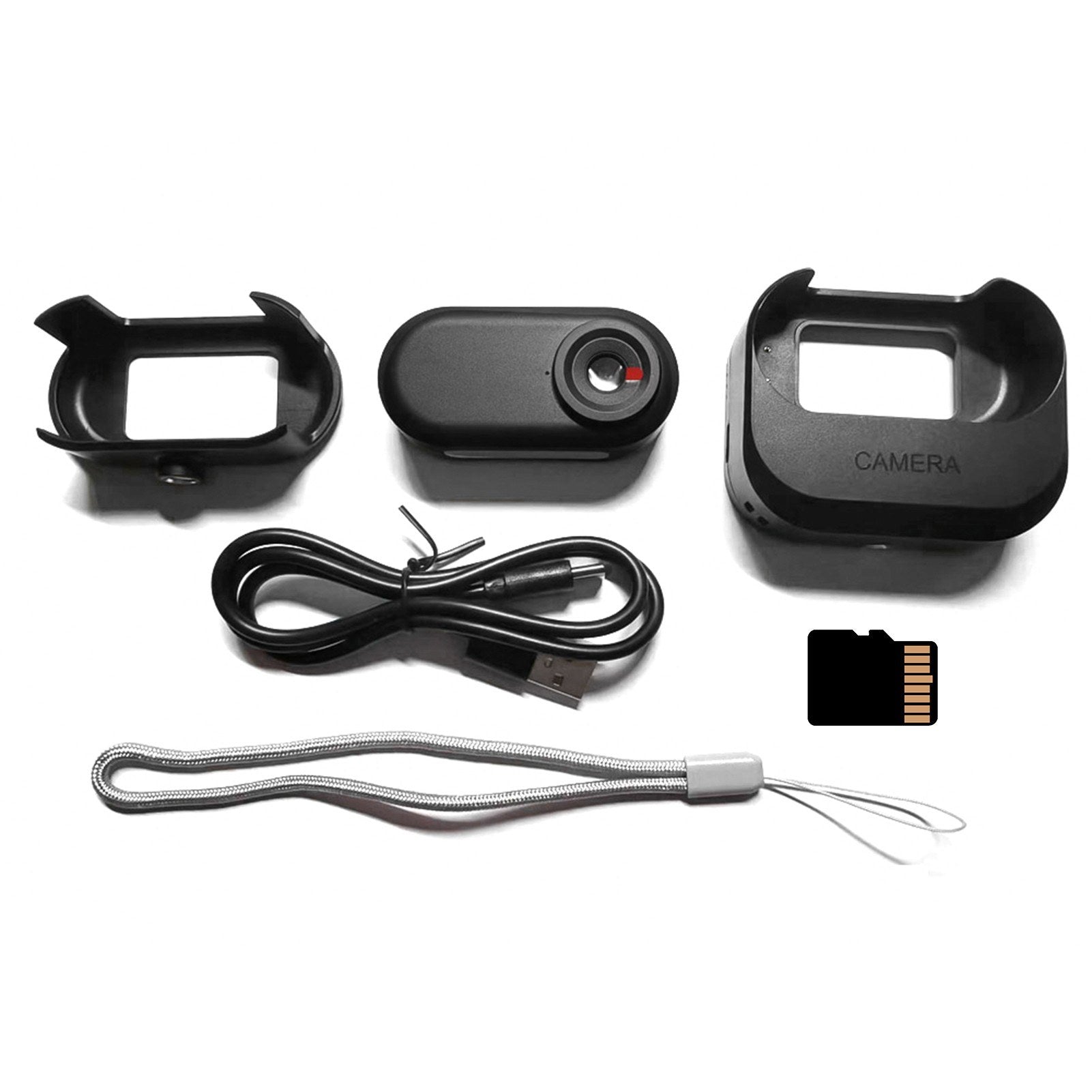 Vlog-Ready 1080P Mini Sports Cam - 1.47" IPS, 130° Wide, Battery Case, 32GB TF for Video