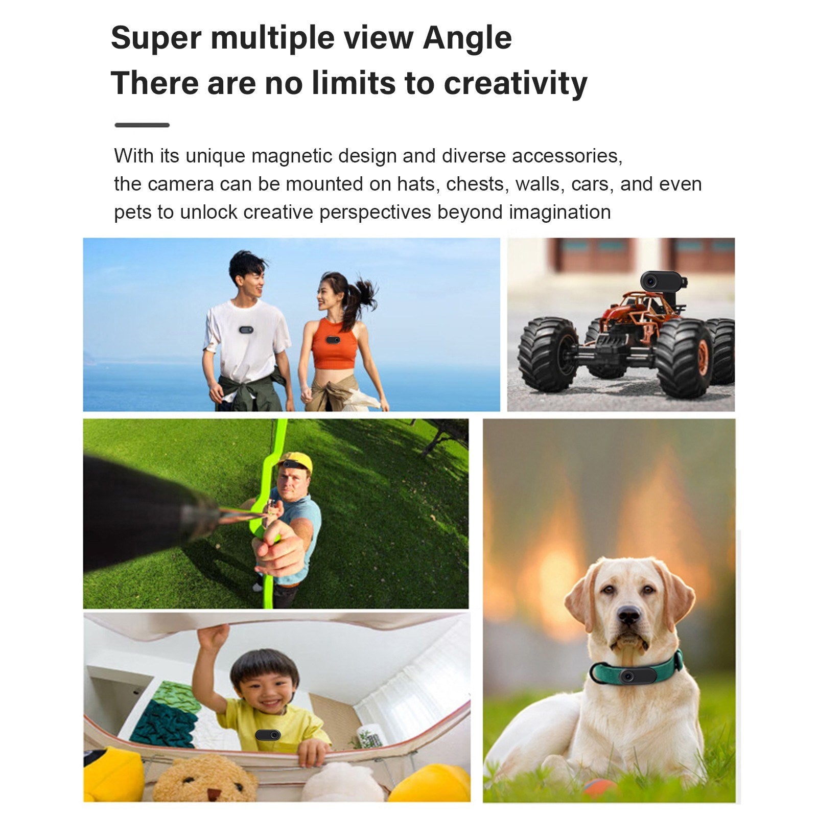 Vlog-Ready 1080P Mini Sports Cam - 1.47" IPS, 130° Wide, Battery Case, 32GB TF for Video