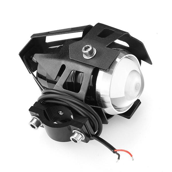 12V-80V Motorcycle LED Headlights Hi/Low Beam Strobe Spot Light White