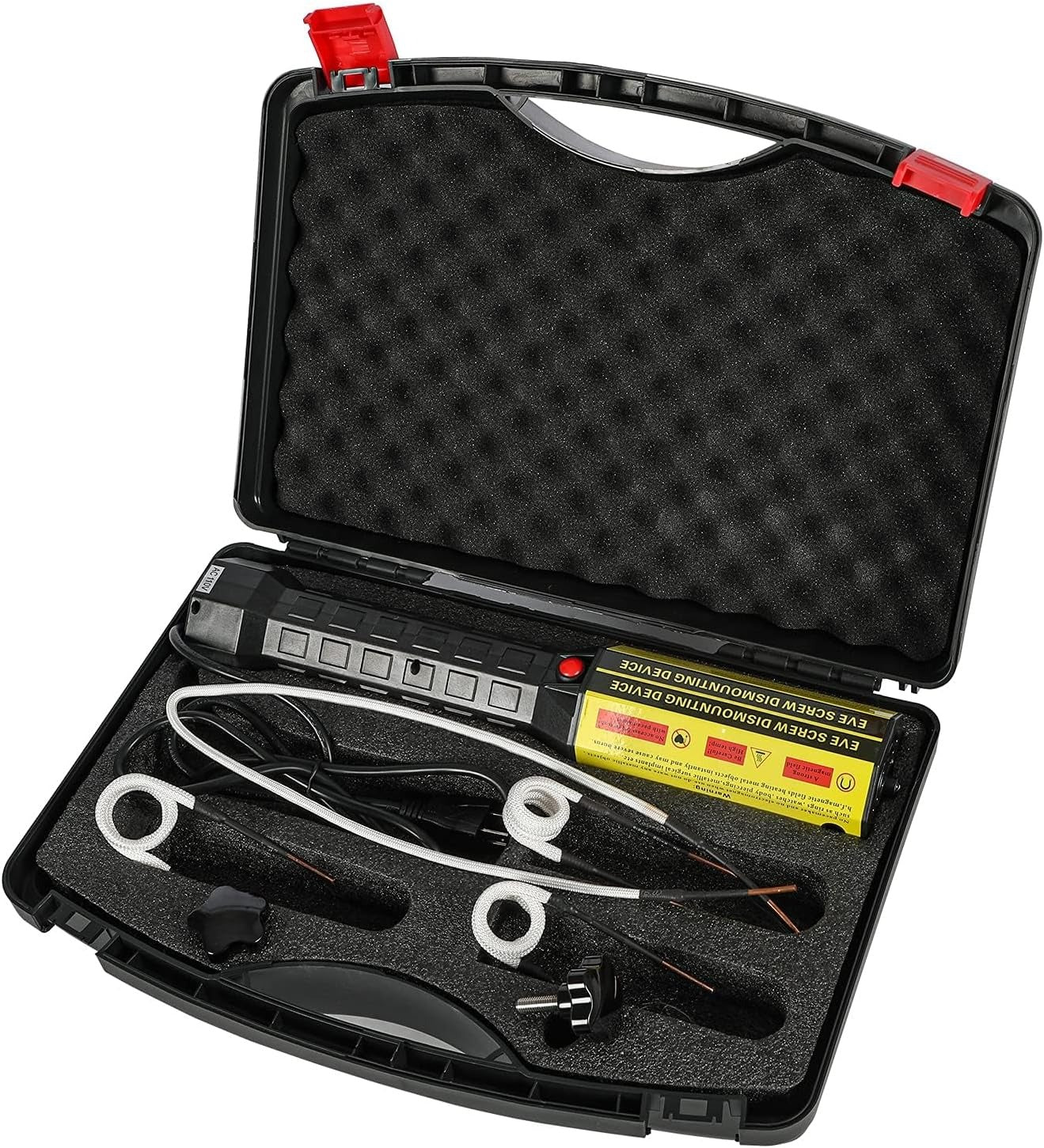 Greenzach MagHeat™ 1200W Magnetic Induction Heater Kit | Flameless Rusty Bolt Remover Tool | 8-Coil Master Set